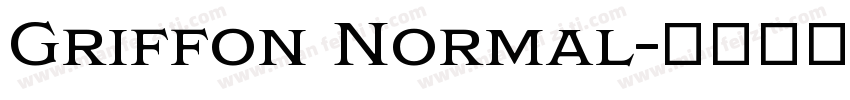 Griffon Normal字体转换